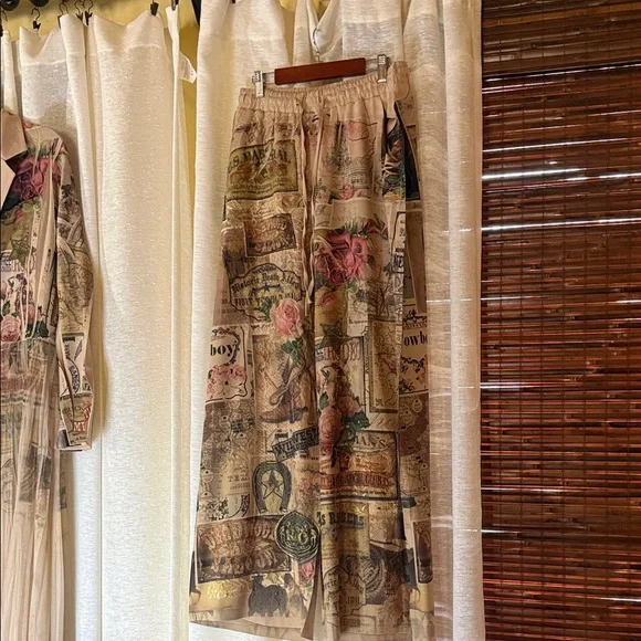 Origami Owl Artistic Beige Jacket and Pants - Picture 3 of 8